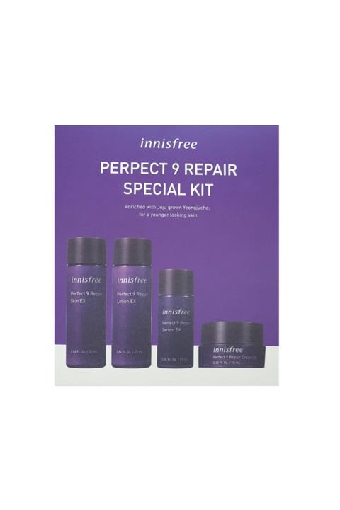Innisfree Perfect 9 Repair Special Kit Yaşlanma Karşıtı Mini Cilt Bakım Deneme Kiti 4 Çeşit (75ml)