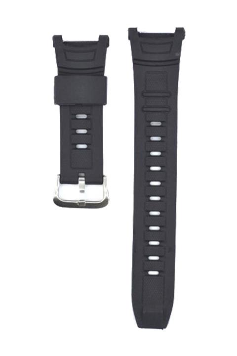 Casio Prg-130, Prg-1500 Saat Uyumlu Siyah Renk Silikon Saat Kordonu Kayışı