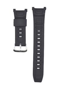 Casio Prg-130, Prg-1500 Saat Uyumlu Siyah Renk Silikon Saat Kordonu Kayışı