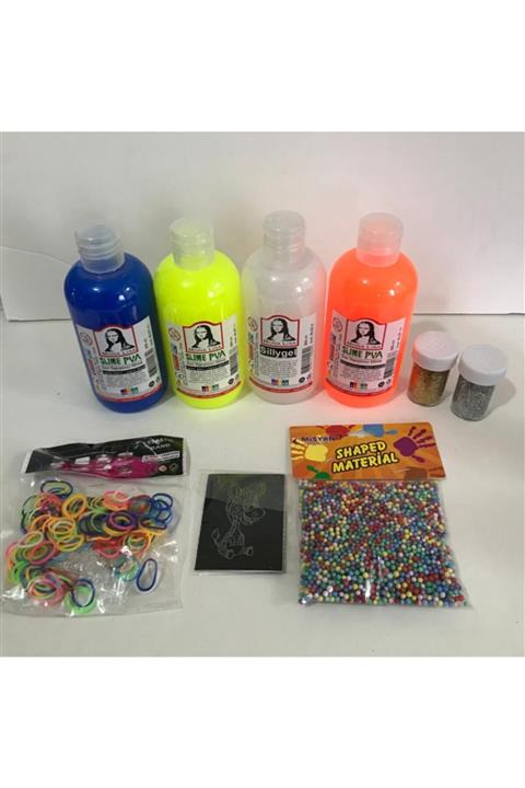 DANIŞMAN KIRTASİYE Slime (slaym) Yapma Seti 250ml