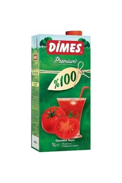 Dimes 100% Domates Suyu 1 Lt 12'li Paket