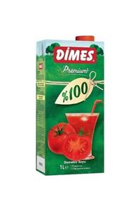 Dimes 100% Domates Suyu 1 Lt 12'li Paket