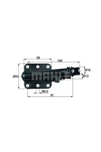 ÖZGÜÇYEDEK Termostat Bmw E60 E65 M54 N52