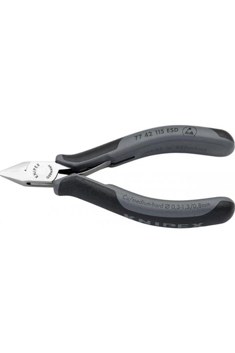 Knipex 77 42 115 Esd Elektronikçi Yan Keski 115 mm M 4 Esd