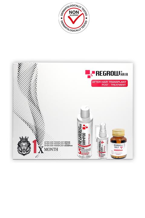 Regrow® Regrow Hair Saç Ekimi Sonrası 1 Aylık Kullanım Seti