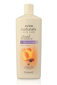 AVON Naturals Kayısı ve Shea Yağı İçeren Şampuan ve Saç Kremi 700ml - 3'lü Paket