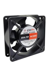 PLASTIM 120x120x38mm 220vac Bilezikli Aksiyel Fan