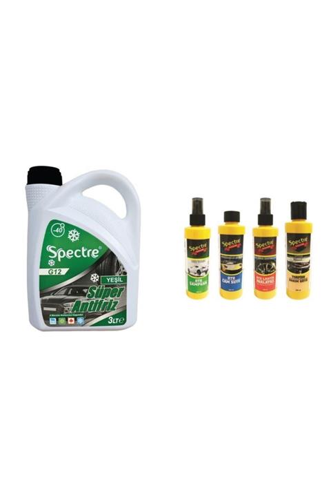 SPECTRE Yesil Antifriz + Yazlık Arac Bakım Seti