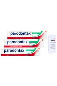 Parodontax Fluoride Diş Macunu 75 Ml X 3 Adet + Sebamed Vücut Losyonu 15 Ml