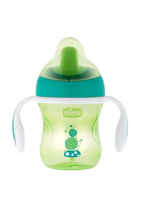 Chicco ® Yarı Yumuşak Uçlu Alıştırma Eğitim Bardak Suluk 200 ml 6 Ay