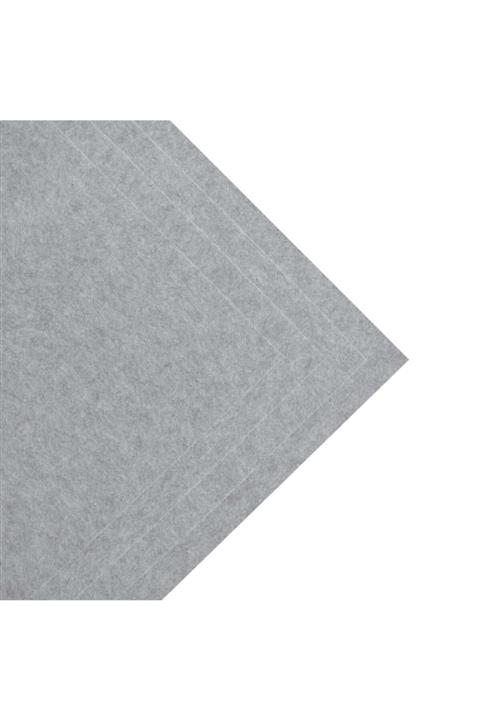 toptankece Açık Kırçıllı Gri Ince Keçe 25x25 cm