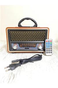 HİLALSHOP Everton Rt-861 Bt Usb Sd Fm Bluetooth Şarjlı Nostaljik Radyo