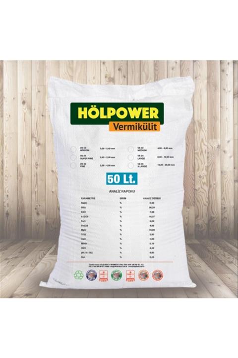 Hölpower Vermikülit Organik Toprak Düzenleyici Vk2 Fine 50lt