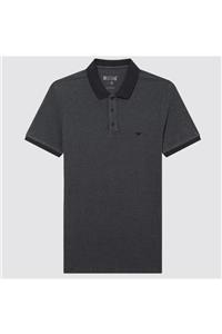 Mustang Erkek Polo T-shirt Siyah