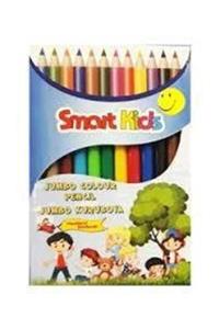 Eshel Smart Kids Jumbo Kuruboya Kalem Seti - 12 Renk