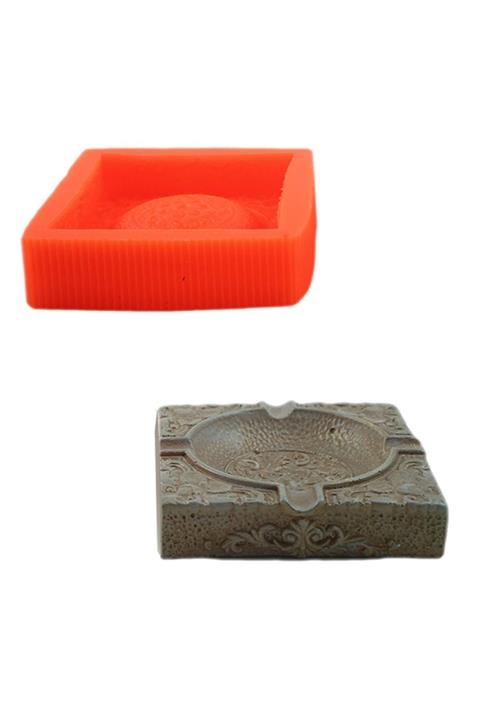 Hobizubi Kulluk - Beton Saksı Silikon Kalıp - 139