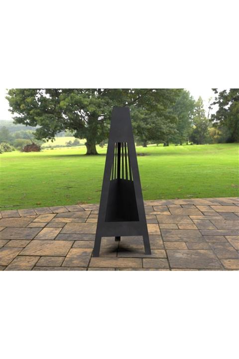 ZFR Bahçe Şöminesi Ateş Çukuru Çizgili Özel Tasarım