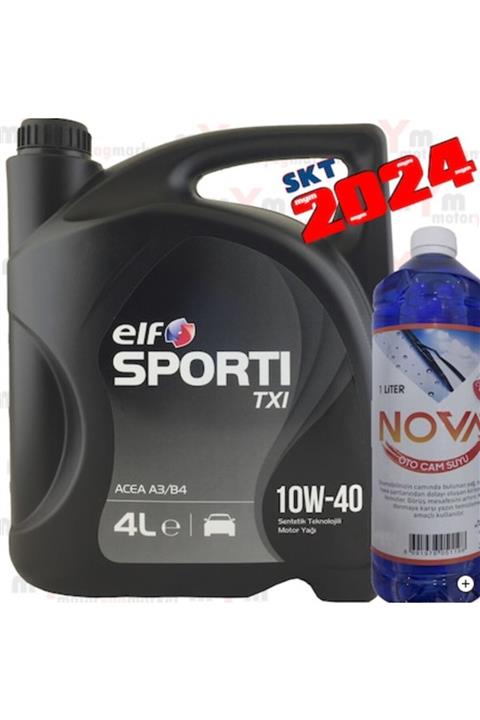 ELF Sporti Txı 10w-40 4 Litre Motor Yağı +cam Suyu