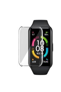 Ekoodukkan Honor Band 6 - 360 Koruma Ultra Ince Şeffaf Silikon Kılıf