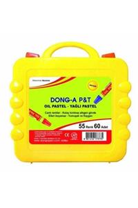 DongA Toru Pastel Boya Plastik Çanta 55 Renk 60lı