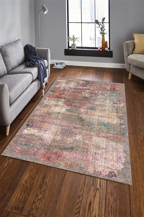HaLıFoRuM Pembe Yeni Desen Halı Modelleri Yıkanabilir Yeni Model Dot-ht134