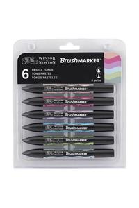 Winsor Newton Winsor & Newton : Brush Marker Pastel Tonlar Seti (6 Renk)