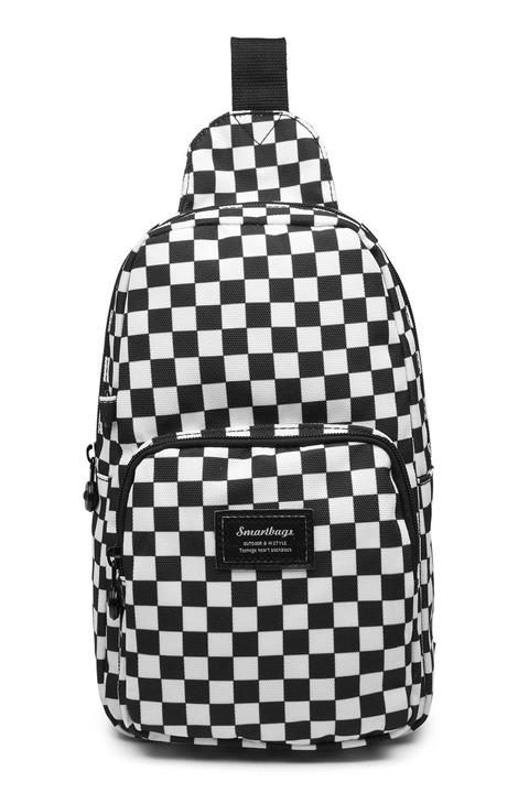 SMART BAGS Smbyb1236-5146 Siyah Beyaz Kadın Body Bag