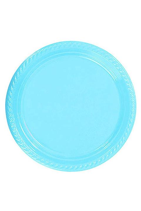 Güneşim Dekor Açık Mavi 25 li Plastik Tabak