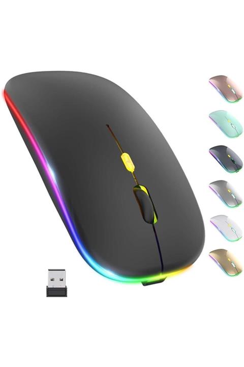 Havana M40 Şarjlı Kablosuz Mouse 800/1200/1600dpi 2.4ghz Rgb Ledli