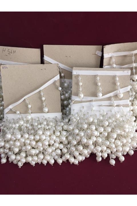 bozok stor perde Inci Boncuk Beyaz (10 Metre)