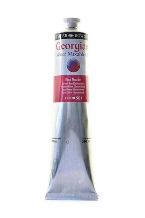 Daler Rowney Georgian Water Mixable Oil Su Bazlı Yağlı Boya 561 Rose Madder 200 Ml