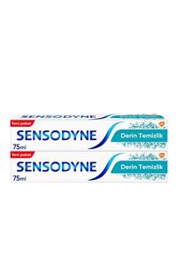 Sensodyne Derin Temizlik Diş Macunu 75ml X 2'li Paket