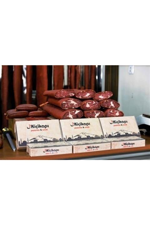 KİÇİKAPI PASTIRMA Anrikot Pastırma 500 gr Evlik El Yapımı Sucuk 500 gr