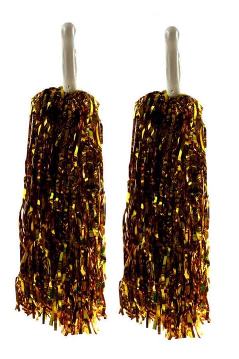 PiCare Ponpon Metalize Çiftli Altın Pk:2 Ar1597a