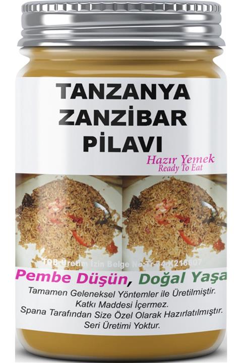 SPANA Tanzanya Zanzibar Pilavı Ev Yapımı Katkısız 330gr