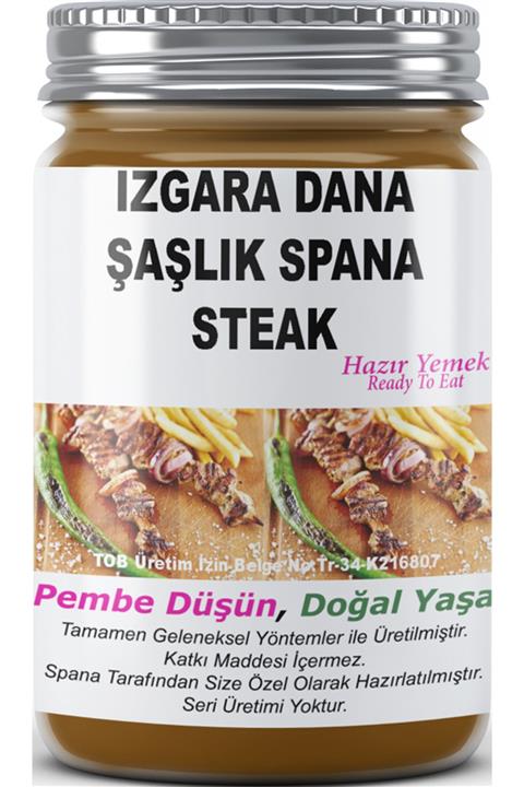SPANA Izgara Dana Şaşlık Steak Ev Yapımı Katkısız 330gr