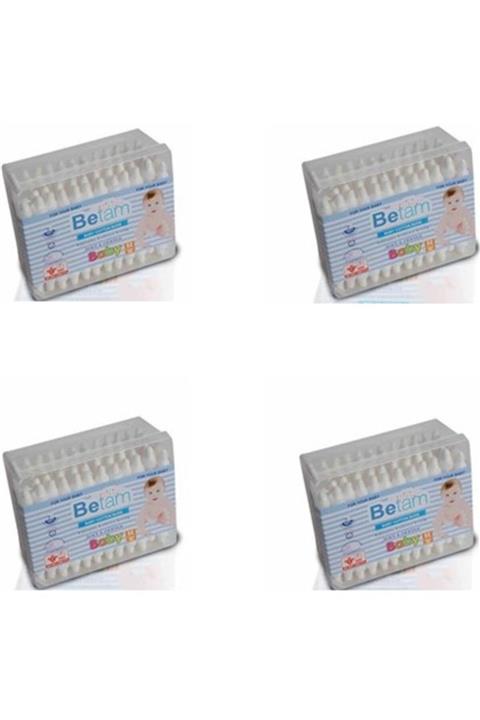 Betam Emniyetli Bebek Kulak Çubuğu 60'lı X 4 Adet