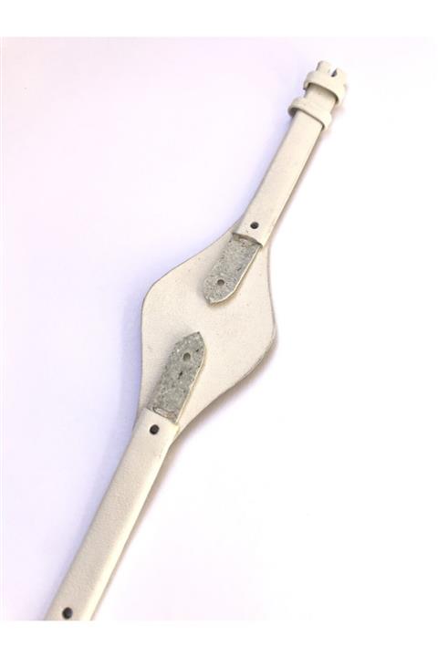 MercanSaat Fossil Es3060 Es3077 Es2829 Es2830 Modeller Ile Uyumlu Hakiki Deri Beyaz Saat Kordonu Kayışı