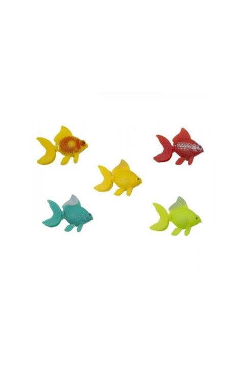 TROPİKAL Sealife Goldfish Japon Balığı Sahte Balık Karışık Renkli 1 Ad