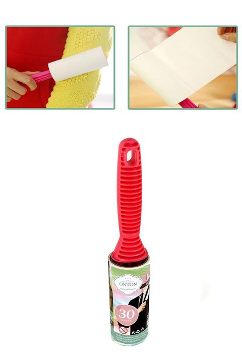 ligoza Yapışkanlı Tüy Toplama Rulosu 30 Yapraklı Evcil Hayvan Tüyleri Kıyafet Yünleri Toplayıcı Rulo 1 Adet