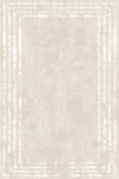 Ahenkli Esinti Serisi, Krem & Beyaz Renk Kaymaz Dot Taban Halı