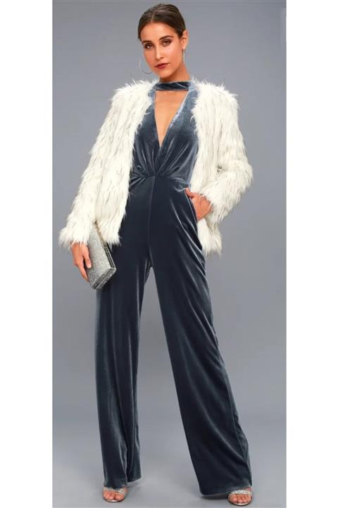 hilaltrendd Kadın Kolsuz Kadife Tulum