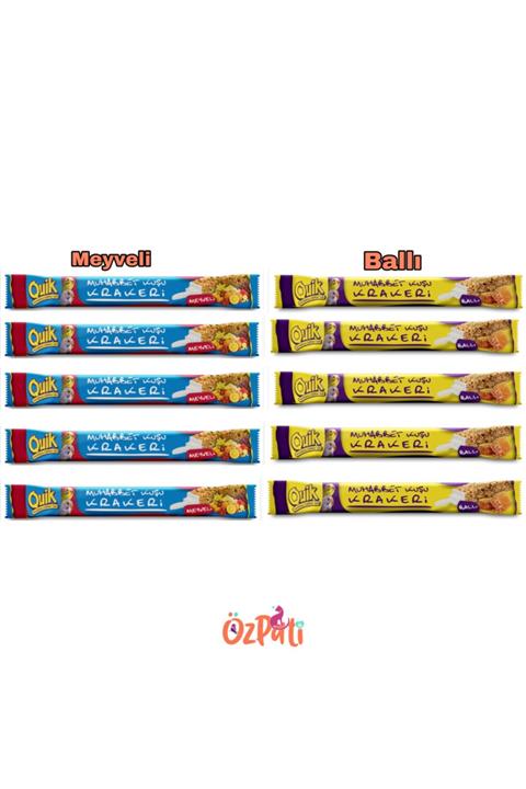 Quik Muhabbet Krakeri 5+5 Meyveli Ballı