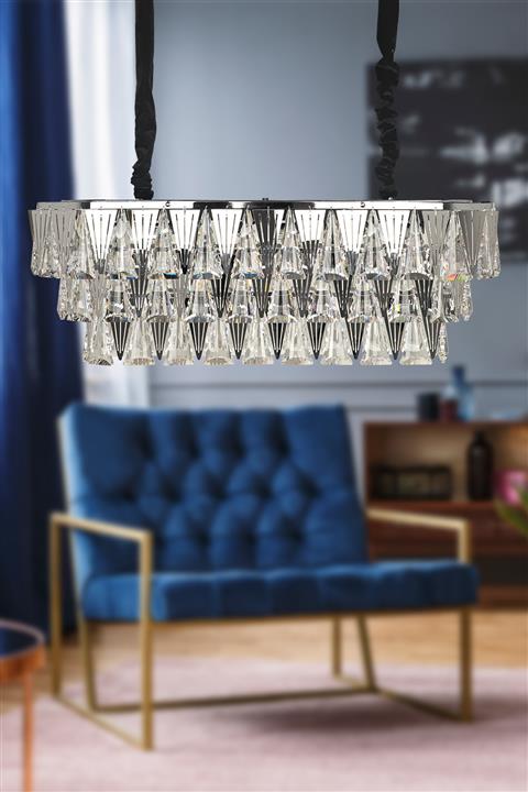 Begüsa Modern 85.li Elips Krom