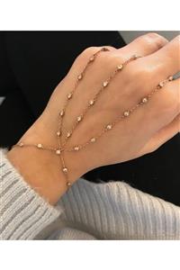 iz jewelry 925 Gümüş Beyaz Taşlı Üçlü Şahmeran