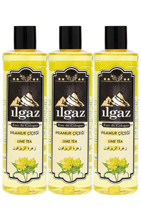 ILGAZ Elit 400ml 3'lü 60° Ihlamur Çiçeği Kolonyası