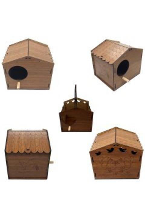 Benny Kuşlar Için Ev Şekilli Yuvalık Büyük