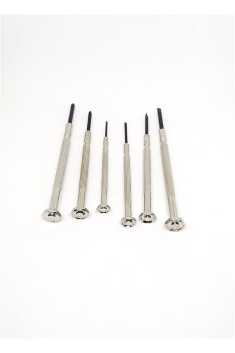 Modauyum Çelik Gövdeli Telefon Saat Tamiri Dönerli Mini Tornavida Seti