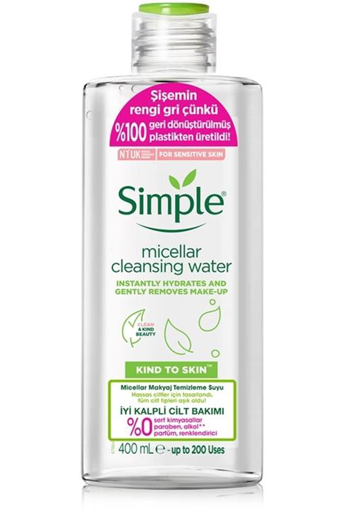Simple Marka: Micellar Makyaj Temizleme Suyu 400 Ml Kategori: Makyaj Temizleyici