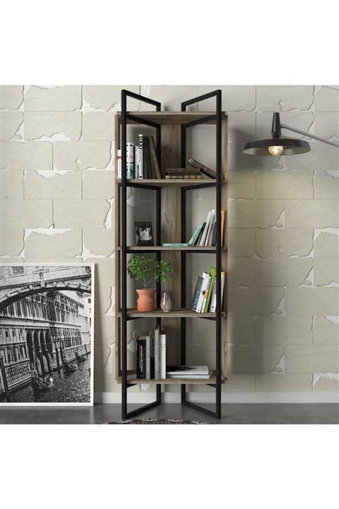 Dekorister Exclusive Costa Demir Kitaplık Patik